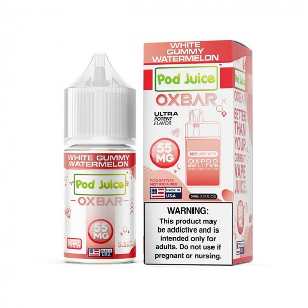 OXBAR x Pod Juice Salts - White Gummy Watermelon