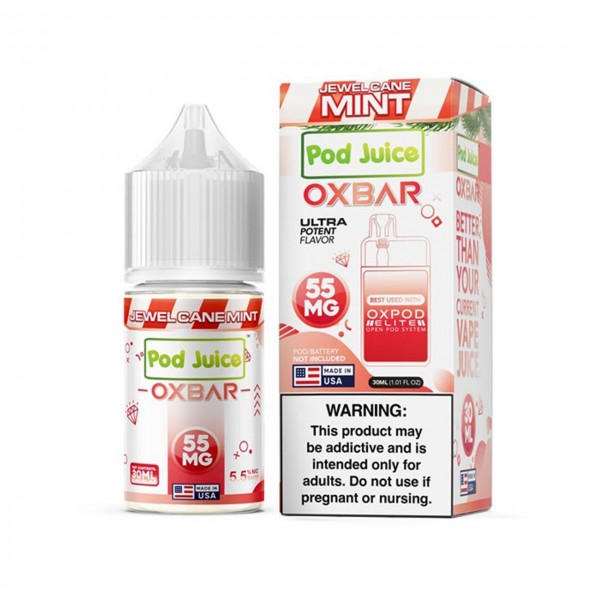 OXBAR x Pod Juice Salts - Jewel Cane Mint