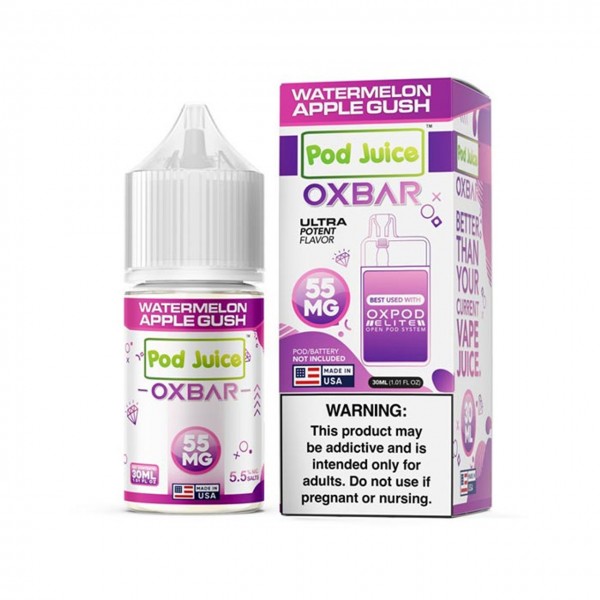 OXBAR x Pod Juice Salts - Watermelon Apple Gush