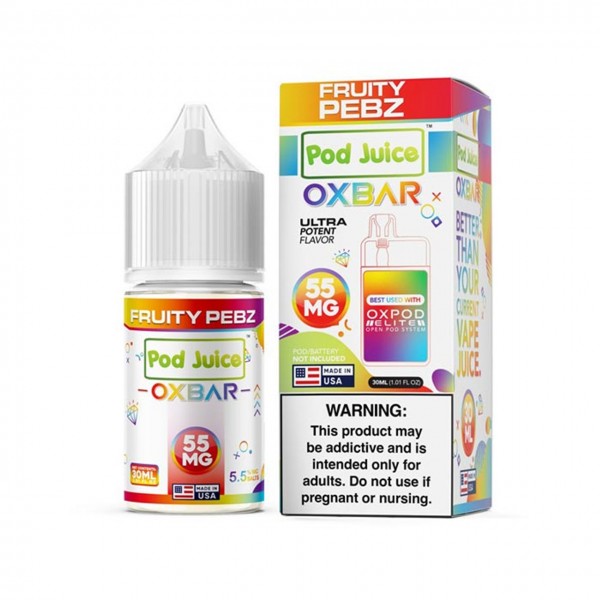 OXBAR x Pod Juice Salts - Fruity Pebz
