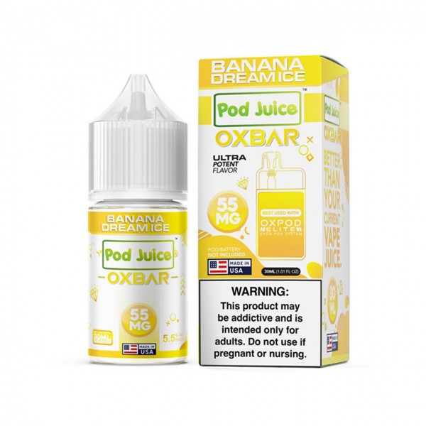 OXBAR x Pod Juice Salts - Banana Dream Ice