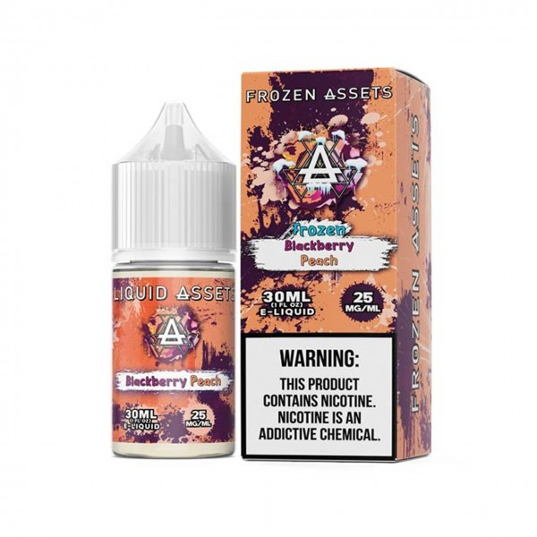 Liquid Assets Salt - Frozen Blackberry Peach