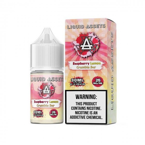 Liquid Assets Salt - Raspberry Lemon Crumble Bar