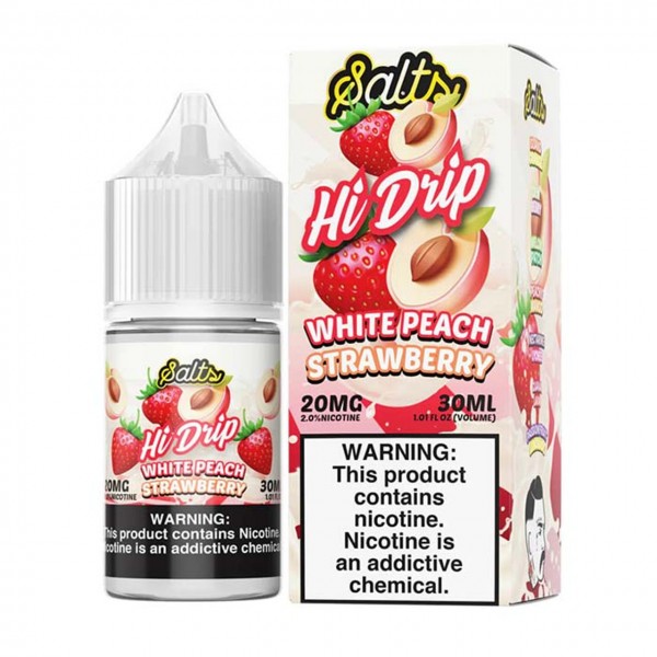 Hi-Drip Salts - White Peach Strawberry