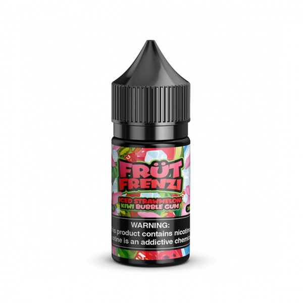 Frut Frenzi Salts - ICED Strawmelon Kiwi Bubble Gu...