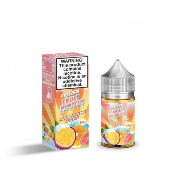 Frozen Fruit Monster Salt - Passionfruit Orange Gu...