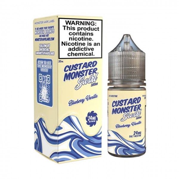 Custard Monster Swirl Salts - Blueberry Vanilla