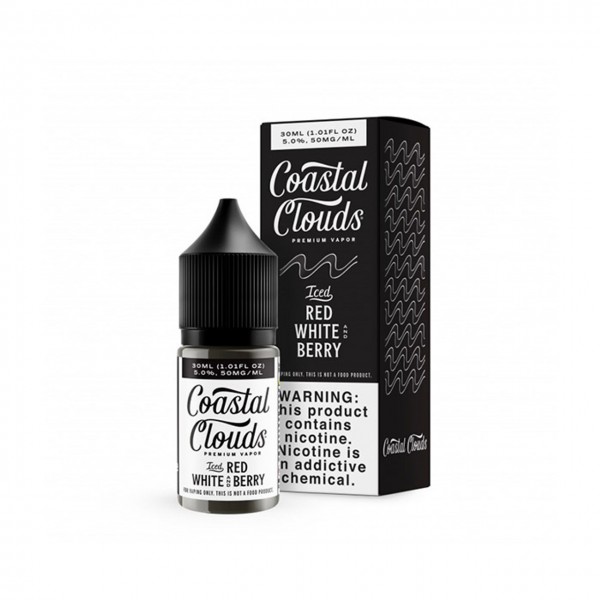 Coastal Clouds Salt - ICED Red White Berry