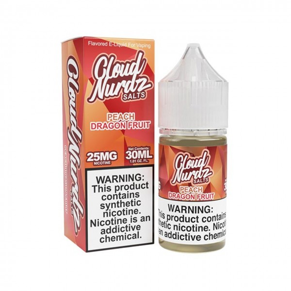 Cloud Nurdz Salts - Peach Dragon Fruit