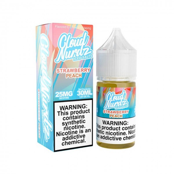 Cloud Nurdz ICED Salts - Strawberry Peach