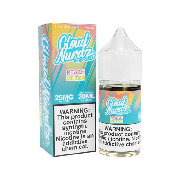 Cloud Nurdz ICED Salts - Peach Melon