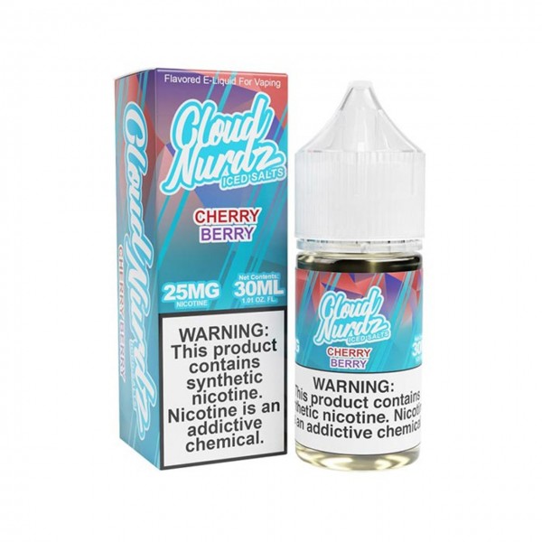 Cloud Nurdz ICED Salts - Cherry Berry