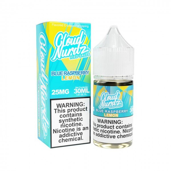 Cloud Nurdz ICED Salts - Blue Raspberry Lemon