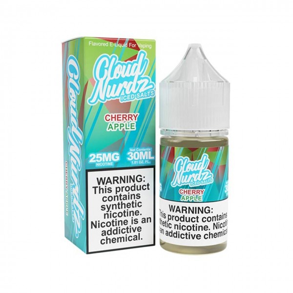 Cloud Nurdz ICED Salts - Cherry Apple