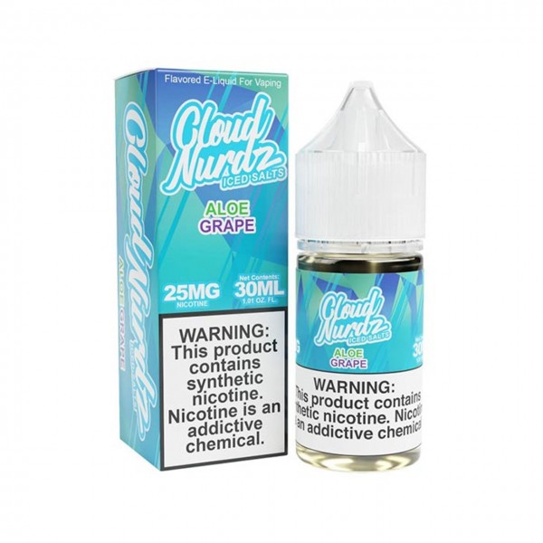 Cloud Nurdz ICED Salts - Aloe Grape