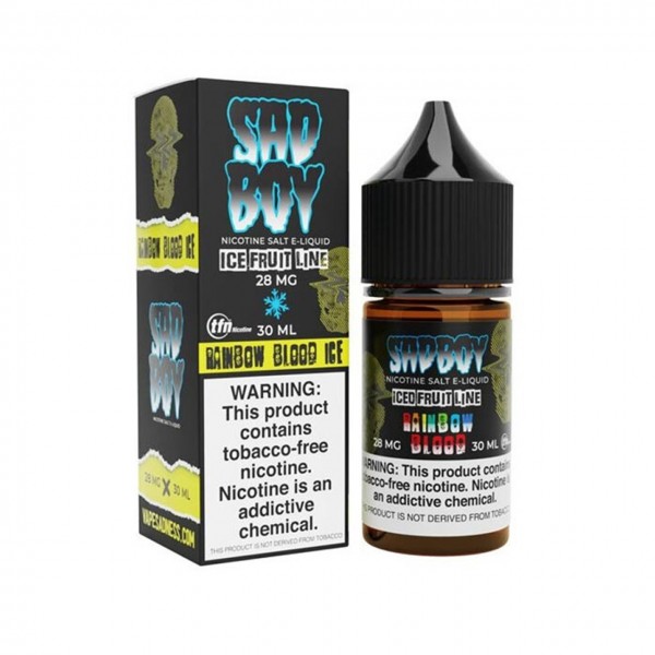 Sadboy ICED Fruit Salt - Rainbow Blood Ice