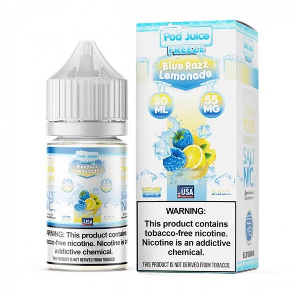 Pod Juice Freeze Salt - Blue Razz Lemonade