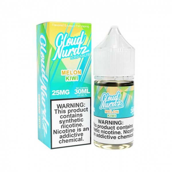 Cloud Nurdz ICED Salts - Kiwi Melon