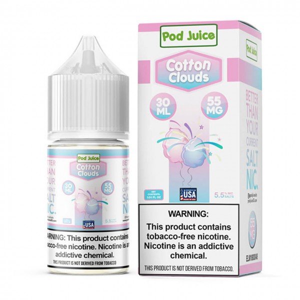 Pod Juice TFN Salt - Cotton Clouds