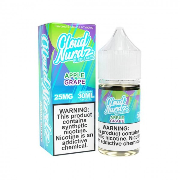 Cloud Nurdz ICED Salts - Grape Apple