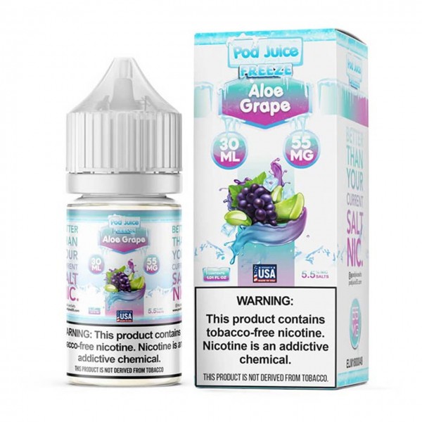 Pod Juice Freeze Salt - Aloe Grape