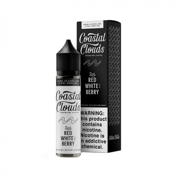 Coastal Clouds - ICED Red White Berry
