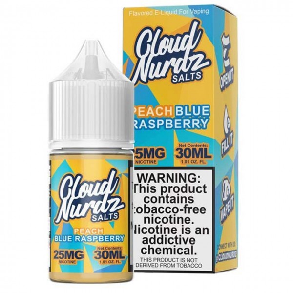 Cloud Nurdz Salts - Peach Blue Raspberry