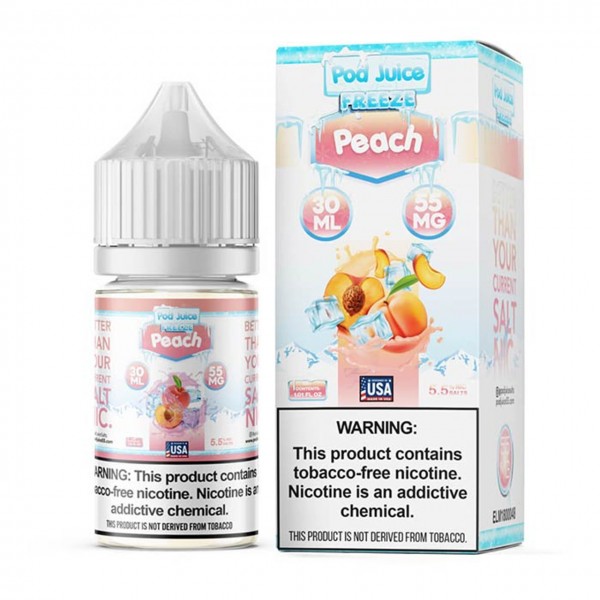 Pod Juice Freeze Salt - Peach
