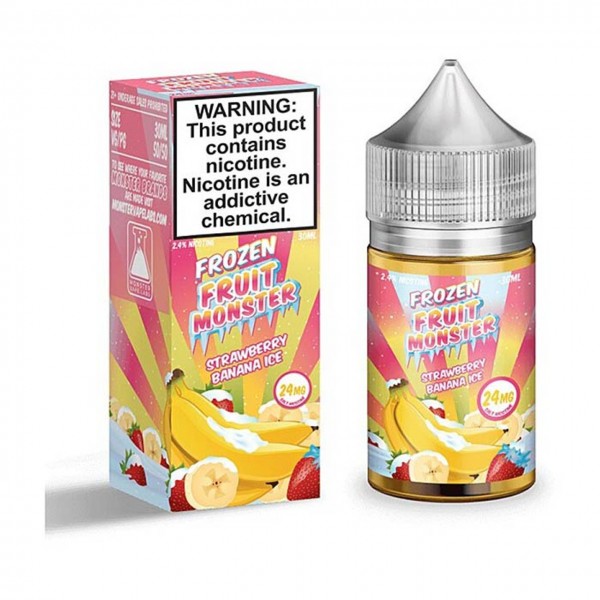 Frozen Fruit Monster Salt - Strawberry Banana ICE