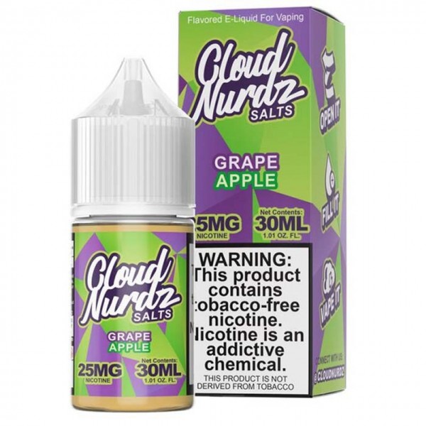 Cloud Nurdz Salts - Grape Apple