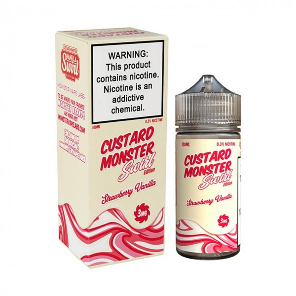 Custard Monster Swirl - Strawberry Vanilla