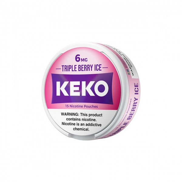 KEKO Nicotine Pouches - Triple Berry Ice