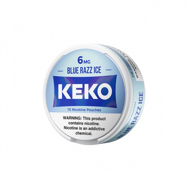 KEKO Nicotine Pouches - Blue Razz Ice