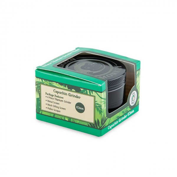 Green Monkey Capuchin 63mm Grinder