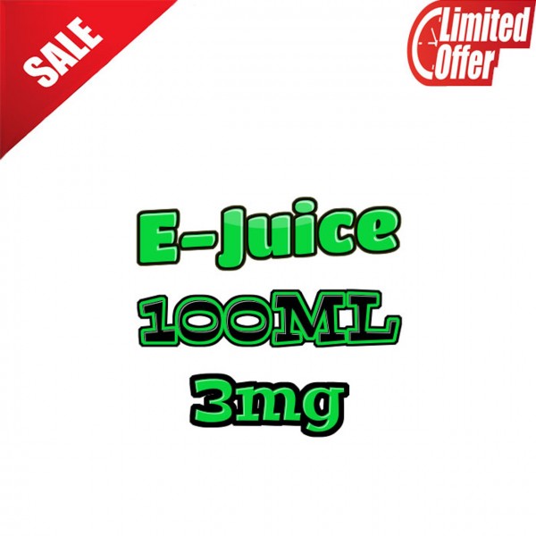 E-Juice 100ML 3mg